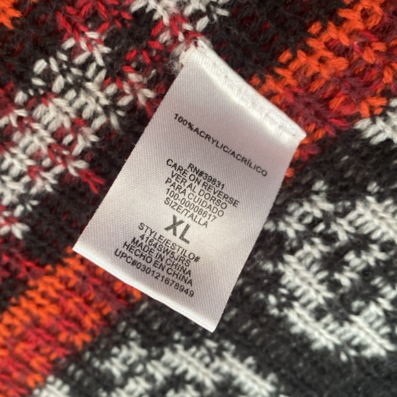 My Michelle, XL, sweater cardigan with Aztec print and fringe - Picture 4 of 7